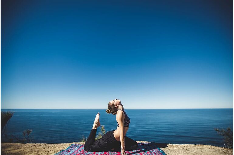 ocean-person-sky-yoga